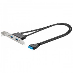 Cavi Adattatori Usb Pannellino 2 Porte Usb 3.0 60cm P/N SLOT-USB32 Cod:CVA15 